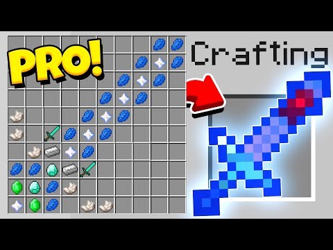 HOW TO CRAFT A $100,000 GOD SWORD! *OVERPOWERED* (Minecraft 1.13 Crafting Recipe)
