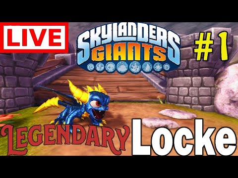 Skylanders: Giants Legendary Locke || LIVE STREAM #1🔴|| Nightmare Mode