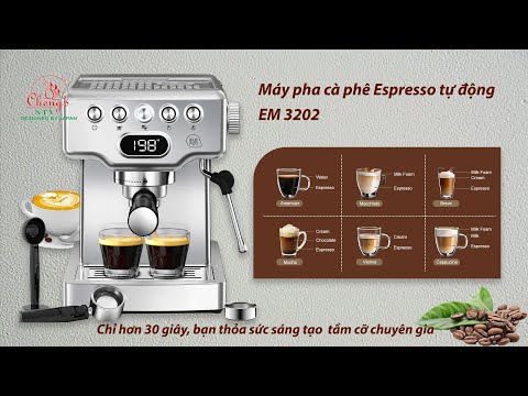Máy Pha Cà Phê Espresso bán tự động EM3202