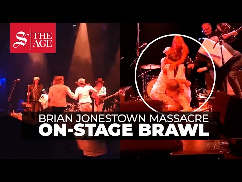 Fight erupts on stage between members of Brian Jonestown Massacre