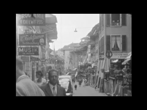 Thun 1953 archive footage