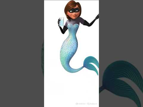Helen parr mermaid transformation video #1