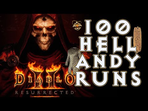 Diablo 2 Resurrected - Drop Highlights from 100 Andariel Runs in D2R!!