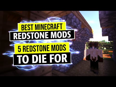 5 Best Minecraft Redstone Mods ⛏ Taking Redstone Inventions to the Next Level 💯