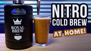 Royal Brew Nitro Coffee Maker (Matte Flat Black/64oz)