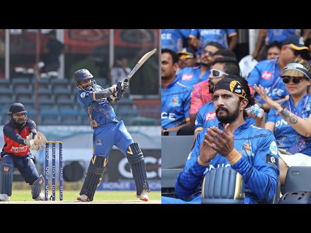 KIchcha Sudeep applauds Prathap’s batting vs Bengal Tigers | CCL 2024 | Cricket Highlights