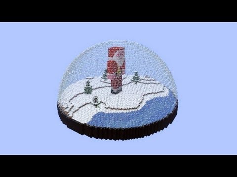 4th Advent - Working Snow Globe Minecraft Project