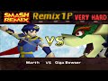 Smash Remix Classic Mode Remix 1P Gameplay With Marth VERY HARD