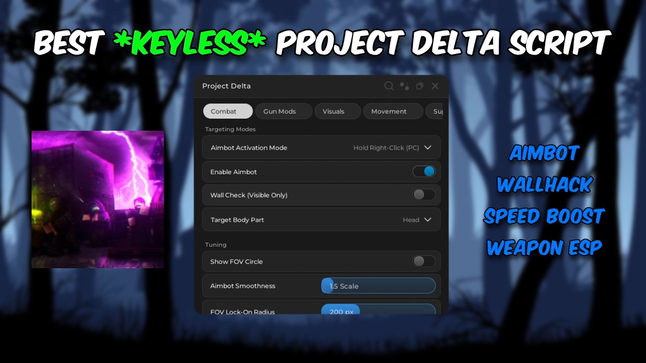 [BEST] KEYLESS Project Delta Script | AIMBOT, ESP & MORE | PC & MOBILE SUPPORT!