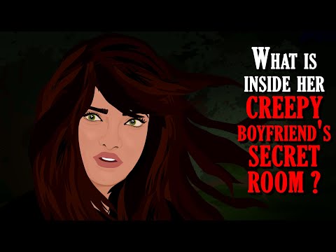 What is inside Her Creepy Boyfriend's Secret room ?! Animated Stories Halloween Special