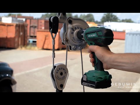 Pulley Man: de draagbare lier en takel - Gebuwin