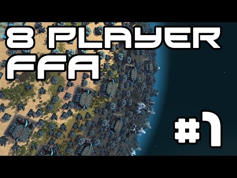 Planetary Annihilation 8 Player FFA! #1