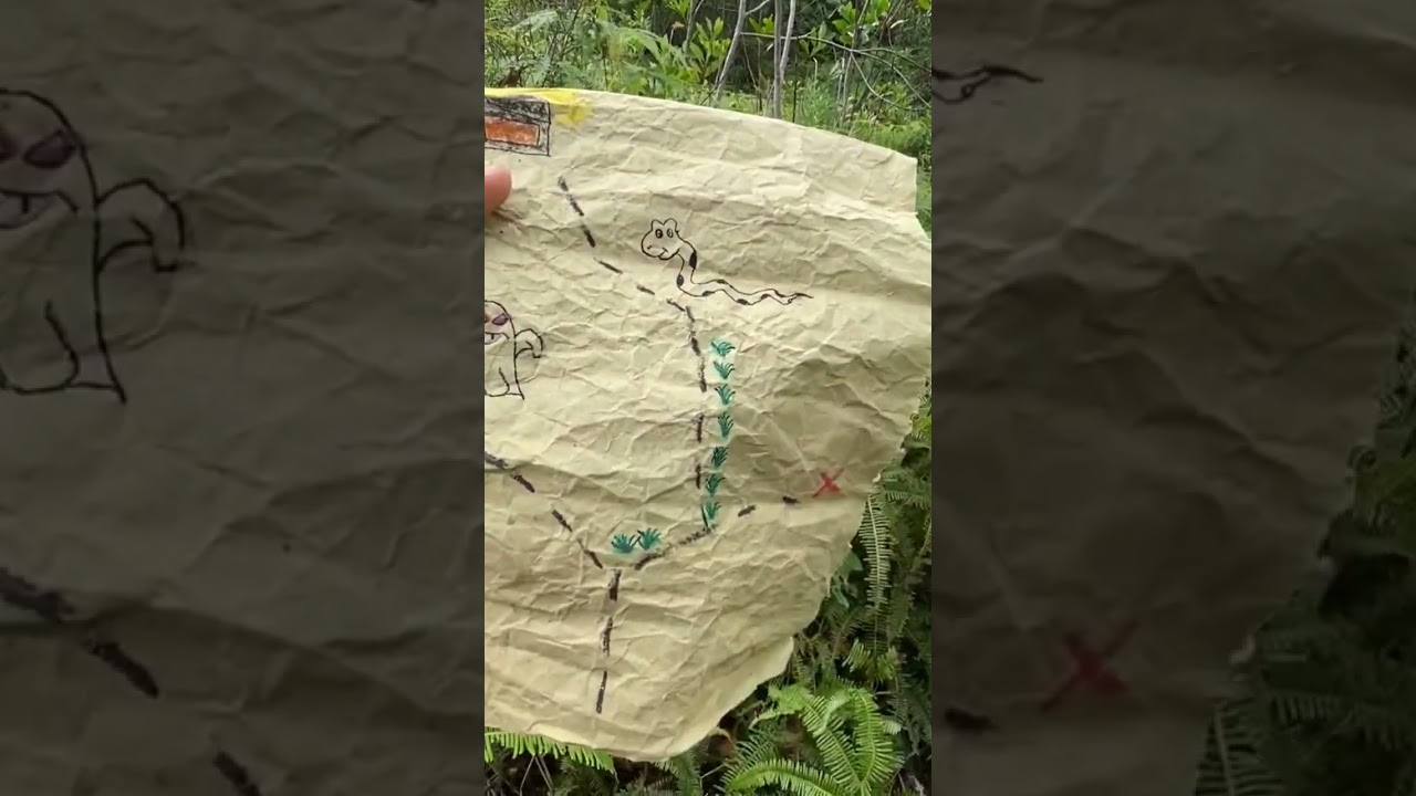 Waw ada peta harta karun #berburumainan #hartakarun #kiko #berburuyupi #hunting #permenyupi