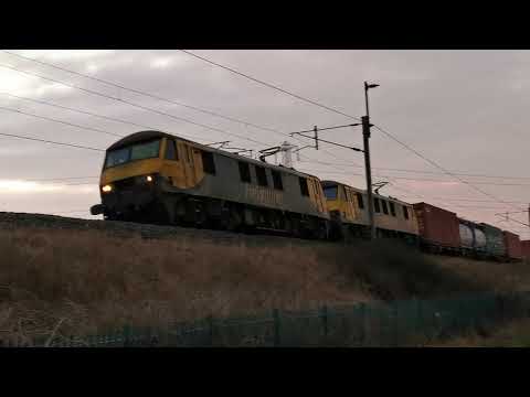 90043/90045 4s50 Crewe - Coatbridge liner, 17th February 2025