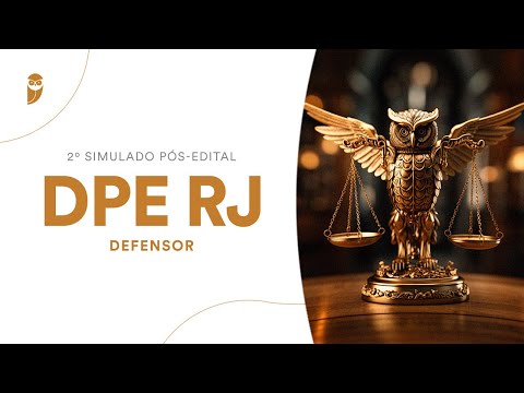 2º Simulado Pós-edital - DPE RJ (Defensor) - Correção