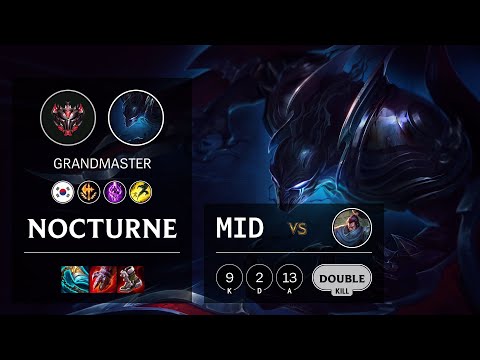 Nocturne Mid vs Yasuo - KR Grandmaster Patch 11.6
