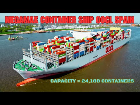 cargo ship oocl spain | container ship oocl Spain | biggest ship