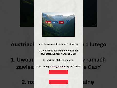 Austriackie media publiczne 1 lutego