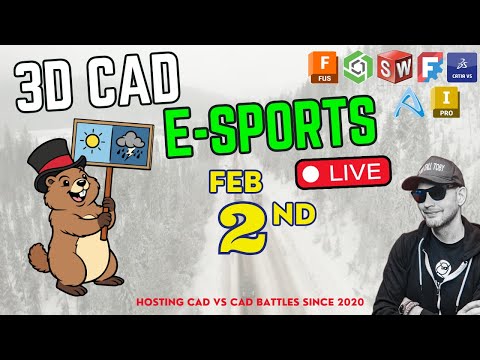 Model Monday Live | CAD Speed Modeling Battles, Tutorials, Tips and Tricks -TOURNAMENT MODEL EDITION