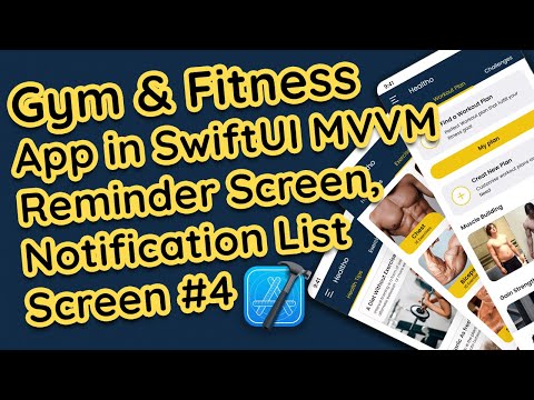 Stay on Track: Swift UI MVVM Reminder and Notification Screen Screens #4
