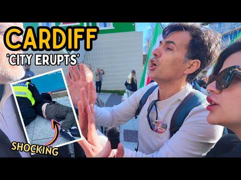 Chaos in Cardiff After Iran News