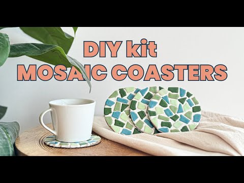 DIY kit Mosaic Coasters