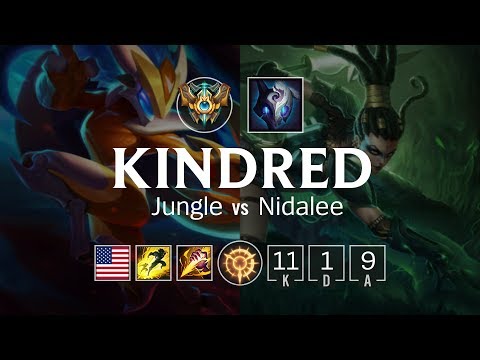 Kindred Jungle vs Nidalee - NA Challenger Patch 8.7