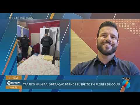 Operação prende suspeito de tráfico em Flores de Goiás