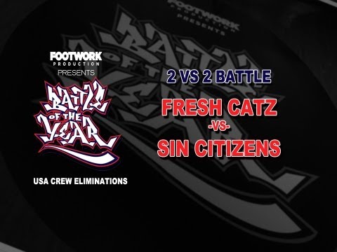 Battle of the Year USA Crew Eliminations 2013 - Fresh Catz vs Sin Citizens (prelims)