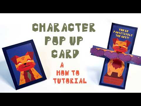 Valentine's Day Character Pop Up Card Tutorial