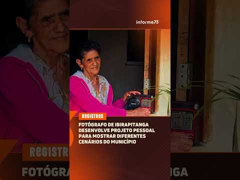 Fotógrafo de Ibirapitanga desenvolve projeto pessoal para mostrar diferentes cenários do município