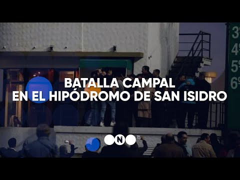BATALLA CAMPAL por un FALLO POLÉMICO en el Hipódromo de San Isidro - Telefe Noticias