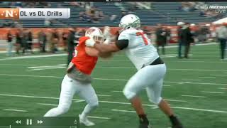 || 2018 Senior Bowl Practice Analysis || Day 2 OL vs DL ||