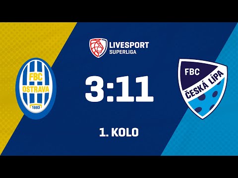 1. kolo | FBC ČPP Bystroň Group Ostrava - FBC 4CLEAN Česká Lípa 3:11
