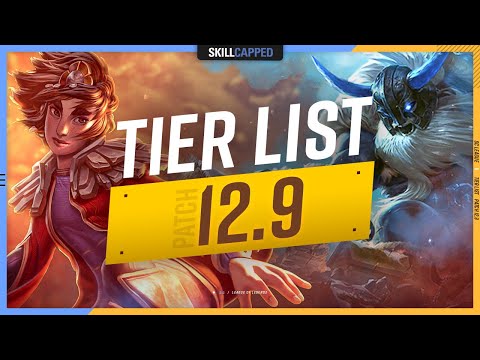 NEW 12.9 TIER LIST: MASSIVE CHANGES! - League of Legends