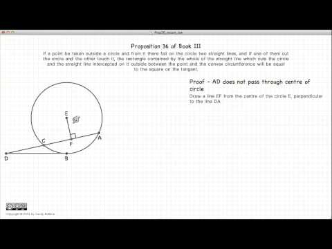 Euclid's Elements Book 3 - Proposition 36