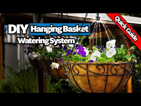 Drip Irrigation for Hanging Baskets | Step-by-Step Beginner's Guide