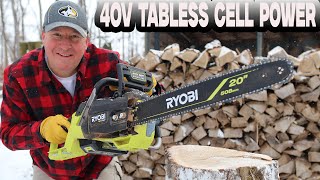New Ryobi 40V HP Chainsaw Tested on Tough Logs | Surprising Results