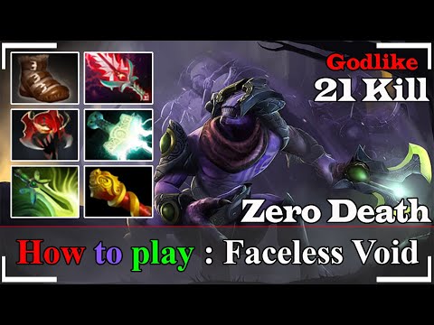 The ULTIMATE FACELESS VOID Guide 21 Kill : PRO Carry Tips to RANK UP and RAMPAGE | Dota 2 Guide