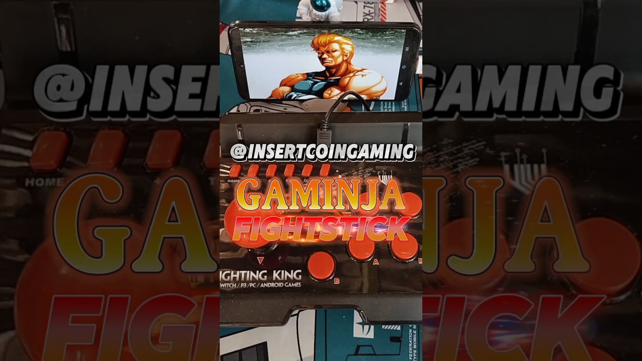 GAMINJA NS-002 FIGHTSTICK #insertcoingaming #retrogaming #fightstick #arcadestick