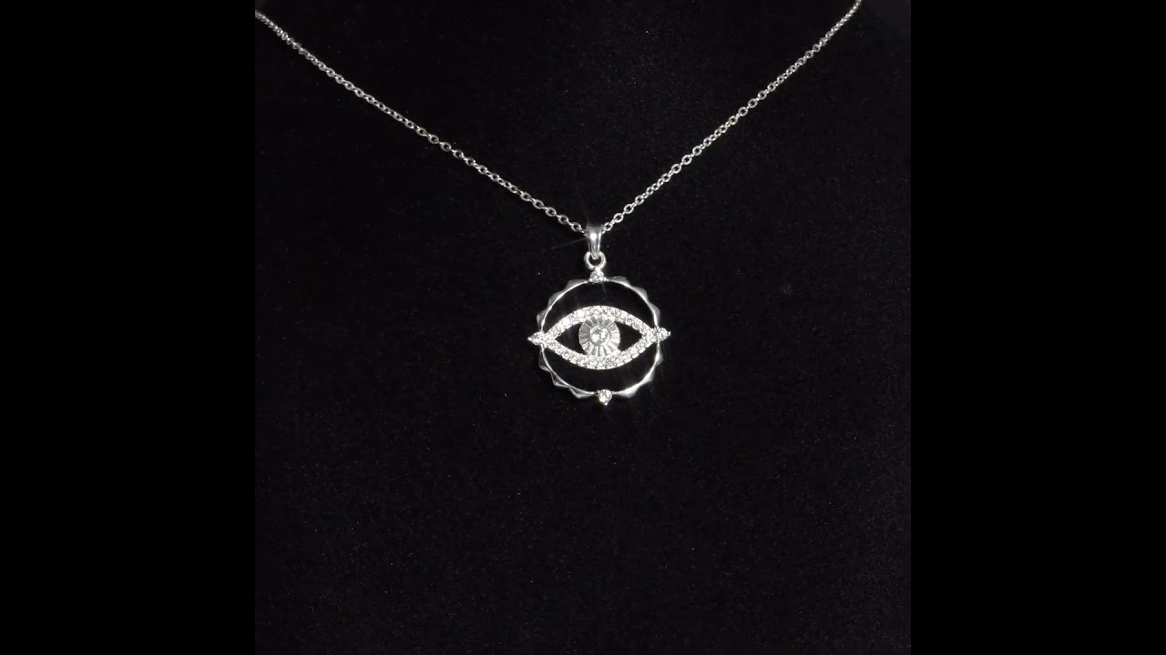 Dây chuyền bạc DCJ52 mắt thần Horus s925 ChariotJewelry