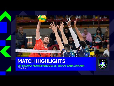 Highlights | Sir Sicoma Monini PERUGIA vs. Ziraat Bank ANKARA | CEV Champions League Volley 2023