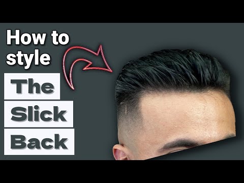 Slick Back Hairstyle Tutorial
