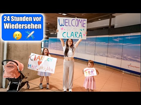 Picking up Clara from the airport 😍 24 hours before the big reunion | Family VLOG Mamiseelen