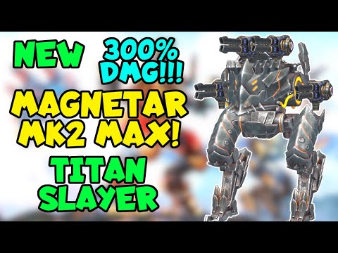 NEW MAGNETAR BLITZ 300% DMG Beast! | War Robots 6.8 MK2 Gameplay WR
