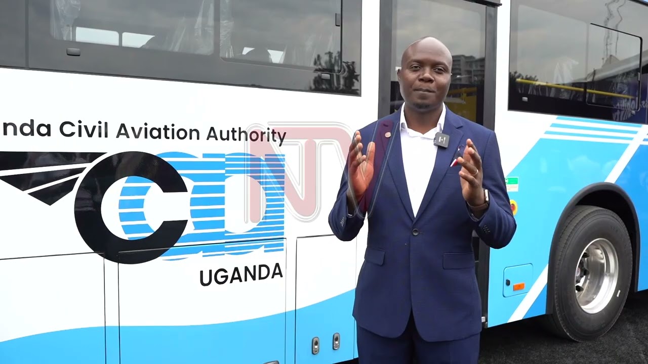 Kiira Motors hands over an electric bus to CAA