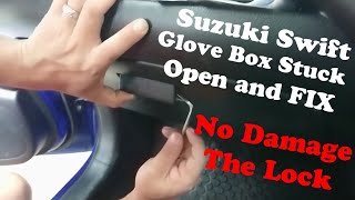 How to open Suzuki Swift Glove Box Stuck and Fix