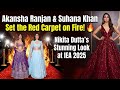 Akansha Ranjan Suhana Khan Set The Red Carpet On Fire Nikita Dutta S Stunning Look At IEA 2025