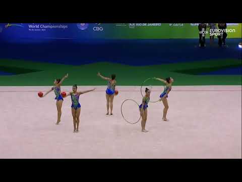 🇲🇾 MALAYSIA - 20.450 - *AA*-3 Balls 2 Hoops(Bola e Arco/Pelota e Aro)- World Championship Rio 2025