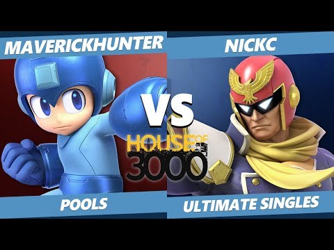 Xeno 200 Pools - MaverickHunter (Mega Man) Vs. NickC (Captain Falcon) Smash Ultimate - SSBU